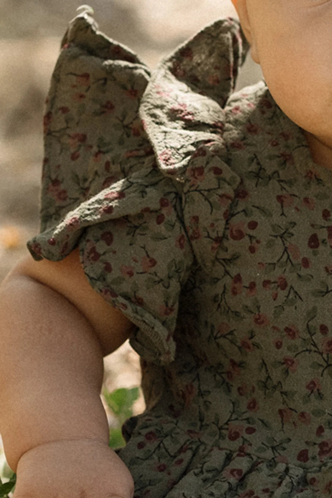 Baby Hattie Romper in Woodland Floral