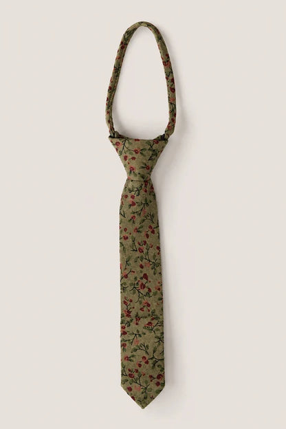 Ties in Woodland Floral