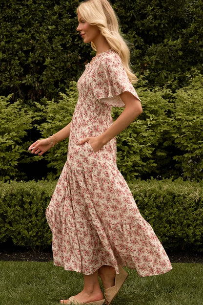 Jovie Dress in Ivory Heritage Rose