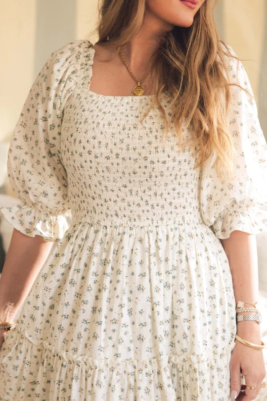 Madeline Dress in Blue