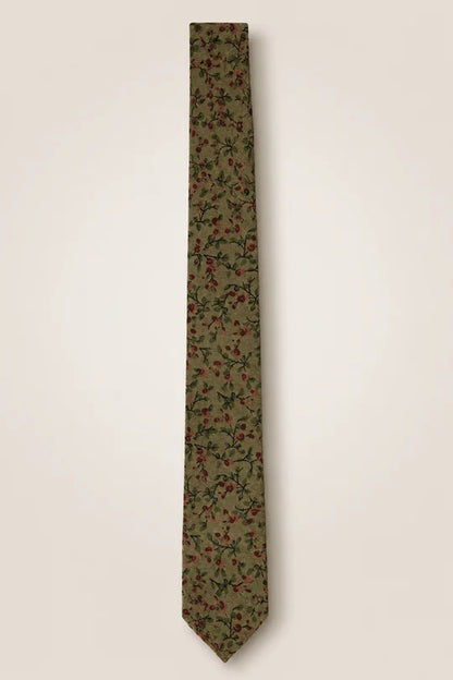 Ties in Woodland Floral