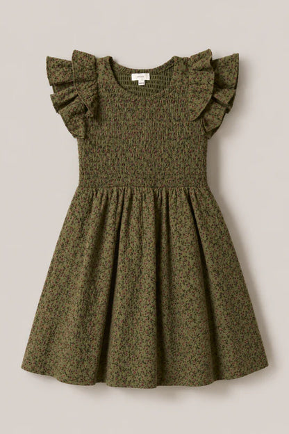 Mini Hattie Dress in Woodland Floral