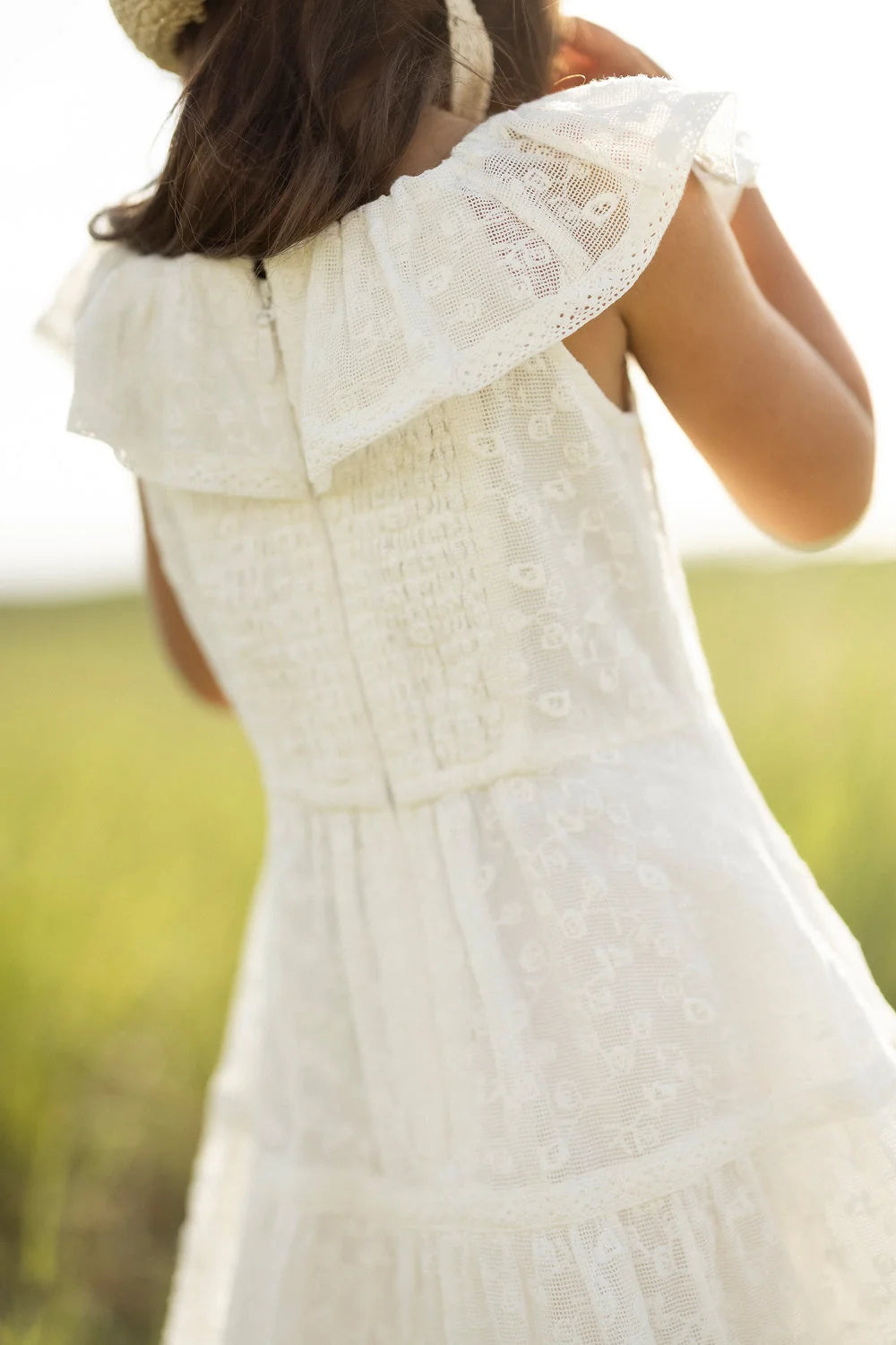 Mini Alaina Dress in Ivory