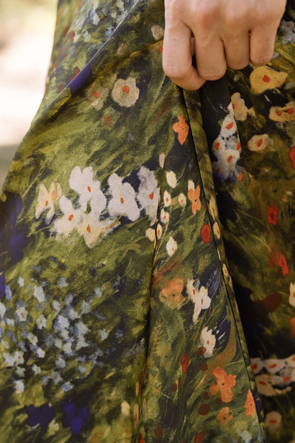 Tiff Skirt in Impressionist Bloom