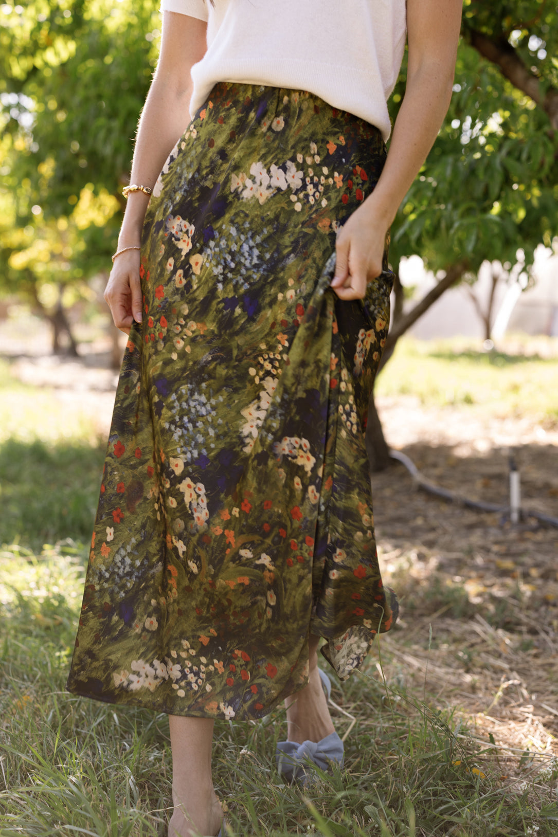 Tiff Skirt in Impressionist Bloom