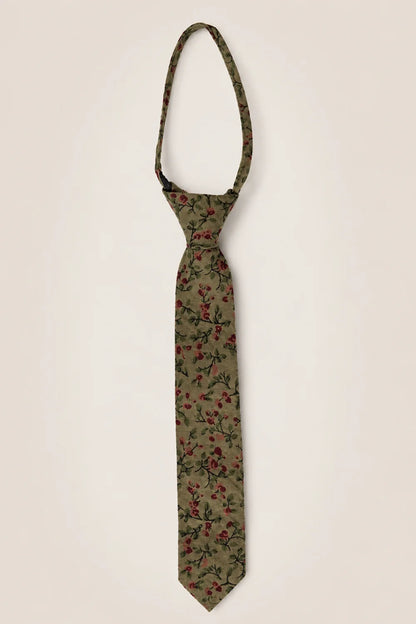 Ties in Woodland Floral
